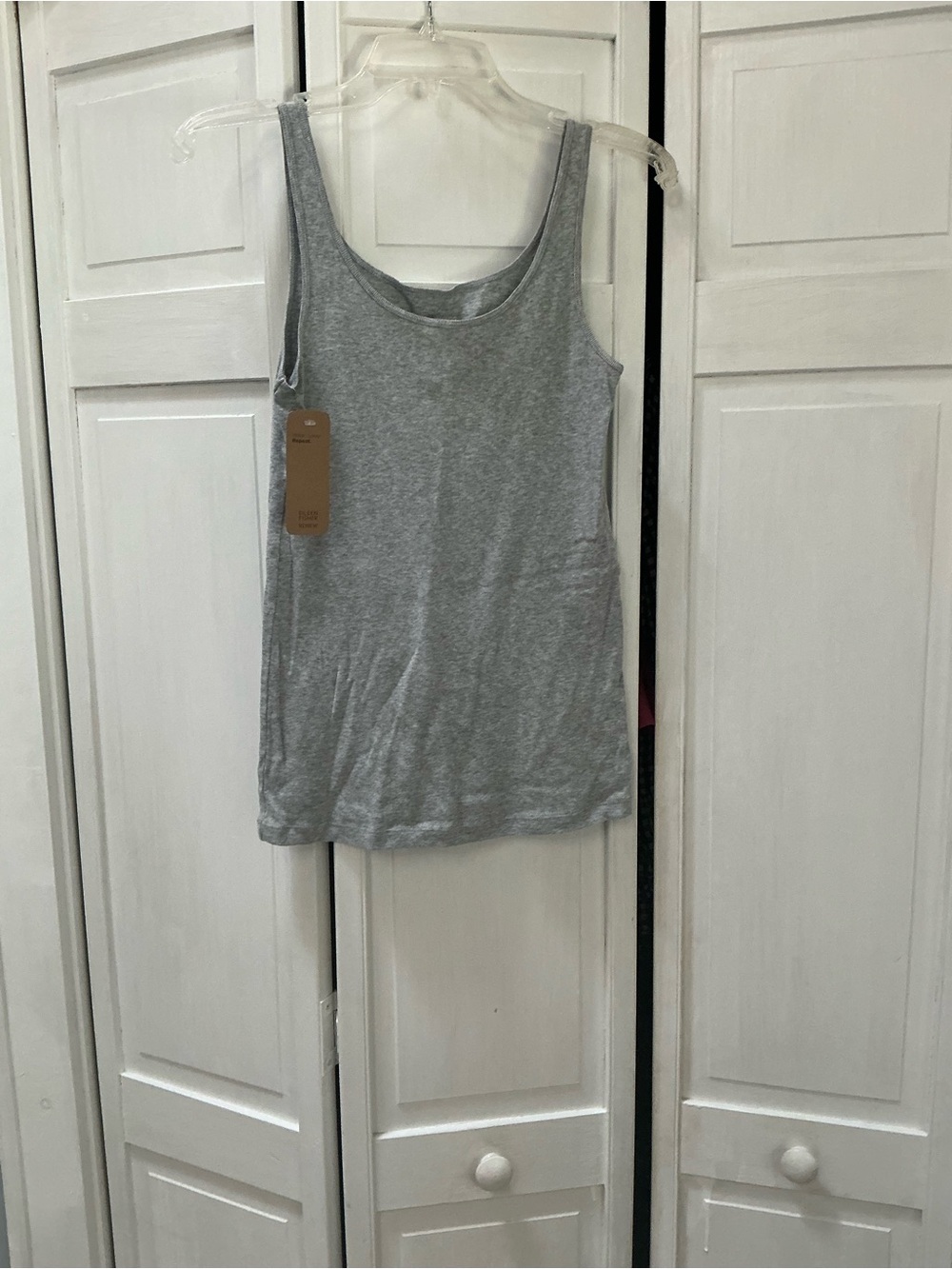 Eileen Fisher Renew collection Gray  Tank Top -S